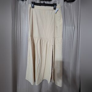 Wayf Tan Maxi Skirt.  NWT